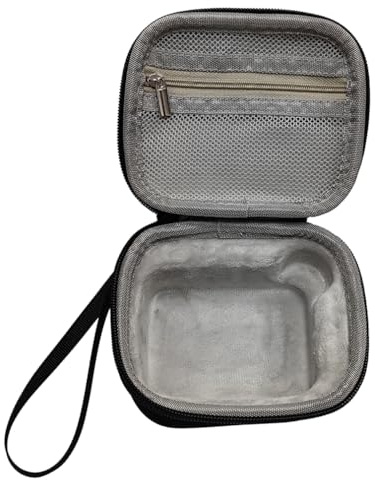 Tragetasche für JBL GO 4, Tragbarer Bluetooth Lautsprecher Leichtes Gewicht Eva Hartschalenkoffer Reisen Schützende Box mit Karabiner, Nur Etui (Grau Innenfutter)