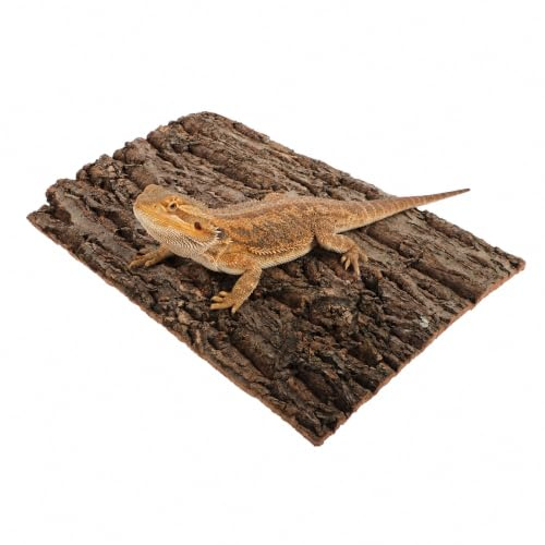 Supvox Reptilien Hintergrund Korkrinde Dekobrett Für Terrarien 11.81X7.87X0.59In Natürlicher Reptilienpanzer Hintergrund Für Schildkröten Und Klettertiere | Natürliche Korkrinden-Terrarienwand für Reptilien, Schildkröten und Klettertiere zur Dekoration und Gestaltung