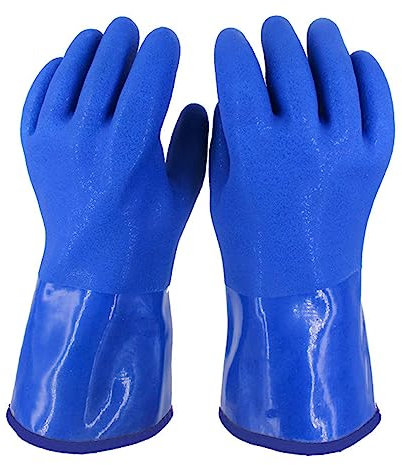 Winter-Arbeitshandschuh, wasserdicht, kältebeständig, winterfest, doppelte thermische warme Arbeitshandschuhe für Herren, Arbeitshandschuh