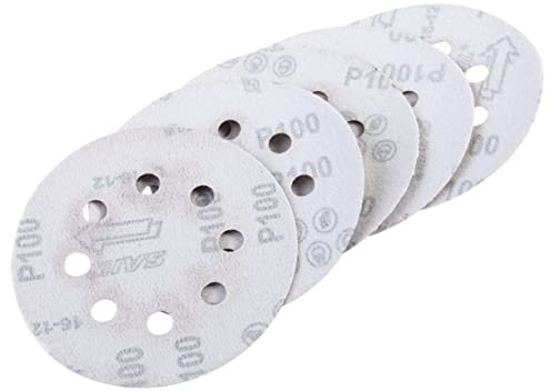SOLUSTRE 50stücke Schleifscheiben Mit Haftfläche Kreisförmige Pads Grit Schleifpapier Aus Aluminiumoxid