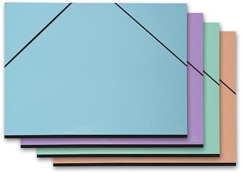 Exacompta 5 Zeichenmappen Aquarel 52x72 cm für Raisin Sortiert