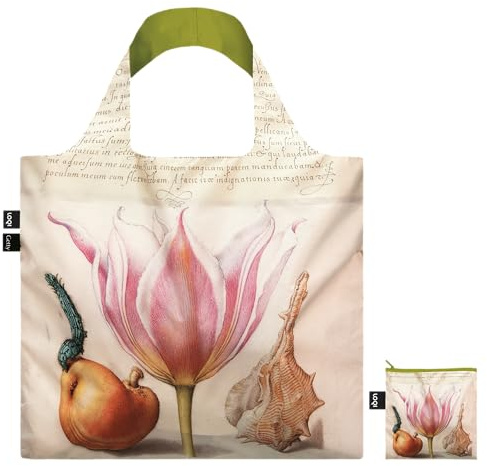 LOQI JORIS HOEFNAGEL Detail einer Seite in Mira Calligraphiae Monumenta recycelter Tasche