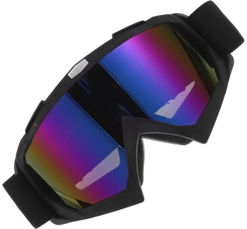 Motorradbrille Winddicht für Herren und Damen, Vintage Design Tpu | Motorradfahren und Offroad Einsatz, Schutz vor Wind und Sand, Angenehm zu Tragen, Hohe Klarheit