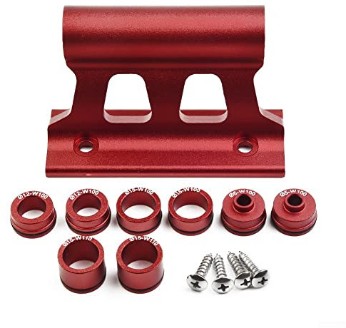 Innovativo sistema di trasporto per bici con sgancio rapido attraverso l'asse compatibile per auto (rosso)