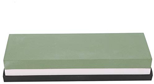 Piedra afiladora de cuchillos, piedra de afilar de doble cara con base, alúmina fundida blanca 1000 + 4000 malla, herramientas profesionales para afilar cuchillos para la cocina