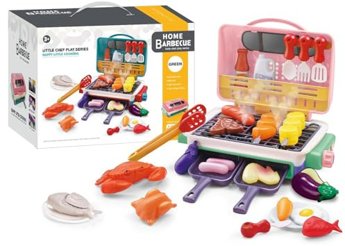 Ensemble de Cuisine Magique pour Enfants, avec Son et lumière, Jeu de rôle, Jouets de Gril pour Enfants, Plaisir culinaire imaginatif