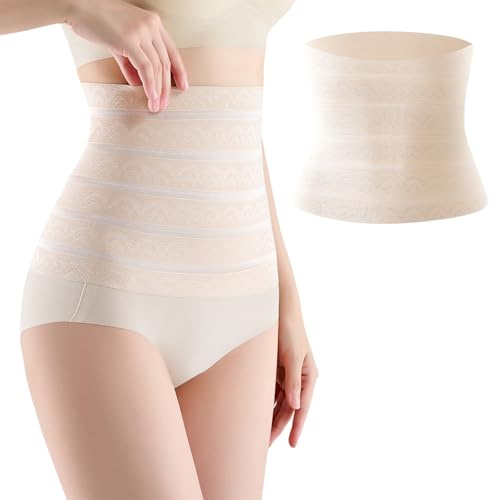 PYRUVAE Fajas Embarazo Premamám,Posparto Recuperación Cinturón,Cinturón Embarazada Ajustable,Postparto Vientre Banda,Mujer Adelgazantes Faja Espalda Cinturón Lumbar Abdomen Transpirable (Beige, 3XL)