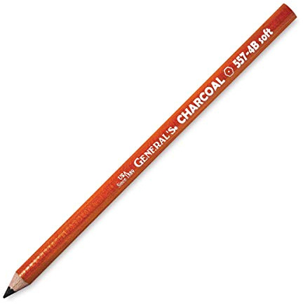 GENERALS CHARCOAL PENCIL 4B SOFT