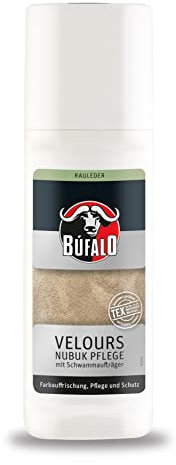 Bufalo Velours Nubuk Stic mit Auftragsschwamm 75ml Braun