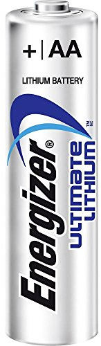 Energizer Ultimate Lithium AA (Pacco da 4) Pile 1,5V - Le batterie AA di più lunga durata al mondo - 25 anni di conservazione - 100% imballaggio riciclabile privo di plastica