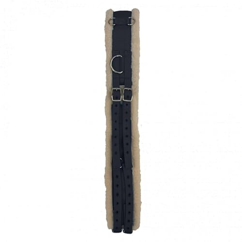 Shires - Longiergurt, Nylon (Pony) (Schwarz)