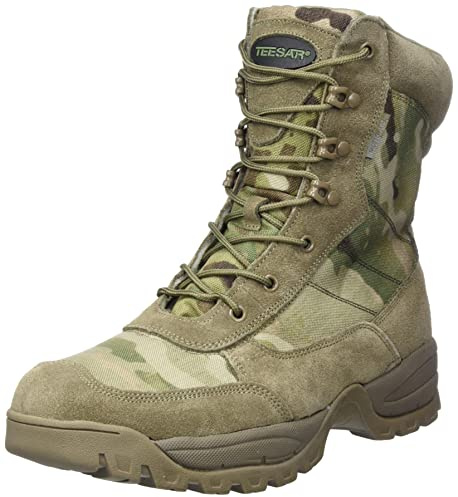 Mil-Tec Tactical Boot mit YKK® Zipper • Militärstiefel Herren • Als Outdoor Boot, Arbeitsstiefel, Wanderstiefel, Einsatzstiefel • Atmungsaktiv & angenehmer