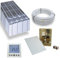 Warmwasser Trockenestrich Fußbodenheizung HoWaTech DRY Komplett Set 5/10m² Dämmplatte 30mm EPS WLG 035 DEO und E-Regelbox Digital Thermostat, Heizfläche:5.00m²