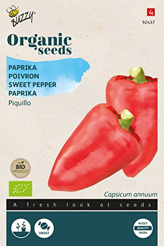 Buzzy Organic Sweet Pepper Piquillo(BIO) - Content: Approx. 0.25 Grams