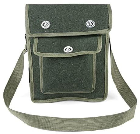 Lwuey Borsa per Attrezzi da Elettricista - 26 x 33 x 10 cm Borsa Porta Utensili Lavoro Manutenzione con Tracolla Regolabile Servizio Impermeabile Ispessita di Piccole Dimensioni Riporre Torcia Chiavi