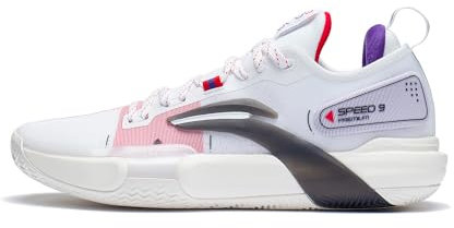 LI-NING Basketballschuh Speed 9 Premium (weiß, EU Schuhgrößensystem, Erwachsene, Numerisch, M, 41 2/3)