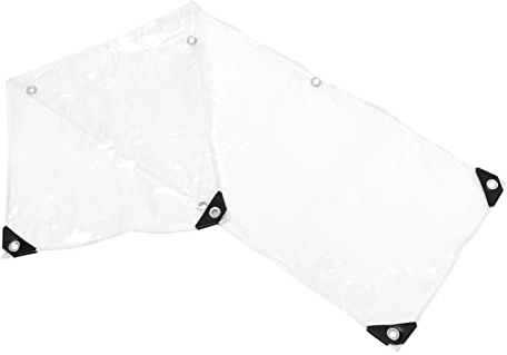 INOOMP Faltbares Transparentes Sonnenschutz Zelt Terrassen Markise PVC Plane mit Ösen Camping Regenschutz Outdoor Windschutz