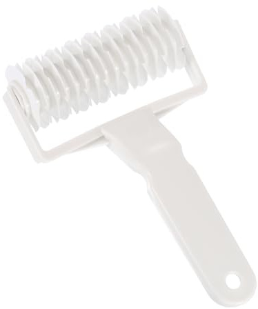 sourcing map Pizza Dough Docker Roller Plastic Pastry Bubble Docker Roller with Spikes Pizza Oven Accessories for Home and Commercial Pizza Cookie Pie Pastry (11.5cm/ 4.5)
