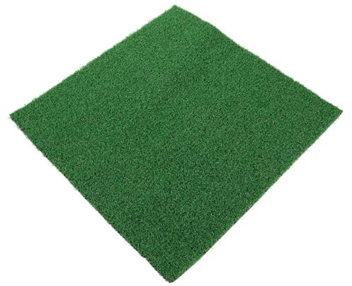 SEWOART Synthetic Artificial Grass Mat for Turtle Basking Platform Fish Tank Mat and Outdoor Dog Turf 30x30 Cm for Aquatic Environments and Reptile Habitats