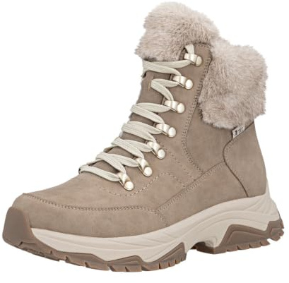 Rieker W3971, Stivali Stringati Donna, Beige, 40 EU