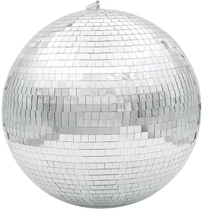 CSSHNL Diskokugel Bühne Reflektierende Glas Rotierenden Ball Bühne Lichter for Bar Hochzeit Home Party Dekoration Disco Multi Größe Spiegel Ball(Diameter 10cm 3.93in)