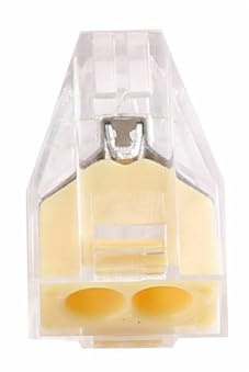 LEDSONE Compact Push-Wire Connectors Wall-Nuts Terminal Block Set for Electrical Wiring, Nylon Housing, Ideal for Quick Connections in Junction Boxes & Install Kits (2Way- 10Pcs)