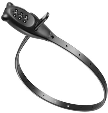 Attache Zip Verrou | Câble de Sécurité à Code,Anti-Vol Réglable pour Meubles Porte Vélo Skateboard Trottinette Skis