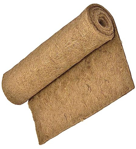 FUTUREORYY Tapis Naturel Fibre de Jute pour Terrarium de Tortue et Lézard Coussin Polyvalent et Durable pour Matelas Adaptable pour Reptiles