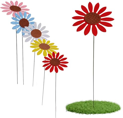 Cartello identificativo riutilizzabile per piante paesaggistiche, realizzato con materiali tessili organici, adatto per tutte le stagioni, uso esterno, palo multiuso da giardino