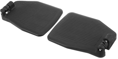 PENIKOKO Schwerlast Rollstuhl Fußplatten Beinstütze Stabile Fußstütze Für Senioren Und Behinderte Schnelle Montage Robustes Material Ergonomisch Gegen Ermüdung