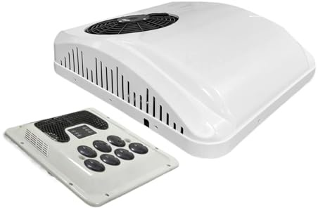Climatiseur de Toit électrique 12 V et 24 V for Camping-Car, chauffa et climatisation, for Parking de Voiture, Camion, Camping-Car, Caravane, Camping-Car Large compatibilité(Heat and Cool 24V)
