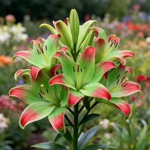 Lirio, rizomi di Lirio resistenti, rizomi perenni da giardino, piantagioni di Lirio rari da giardino-10 rizomi-c