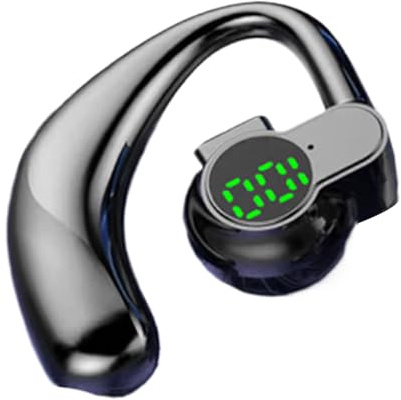 Jingmiger Cuffie senza fili Over-Ear - Cuffie sportive per palestra | Cuffie con schermo digitale per sport studio fitness gioco nuoto chiamate musica,Chiamate studio all'aperto