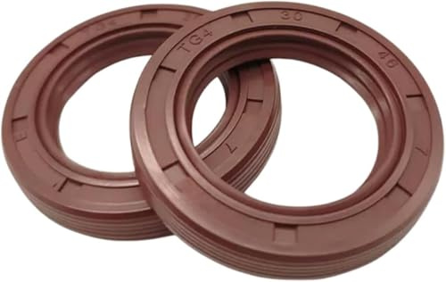 2 Stück Innendurchmesser 20 Mm Tg4 Fluorkautschuk Skelett Öldichtung Mit DREI Dichtlippen, Außendurchmesser 35 Mm, Dicke 8 Mm, Idxodxthickness, 20x42x7mm