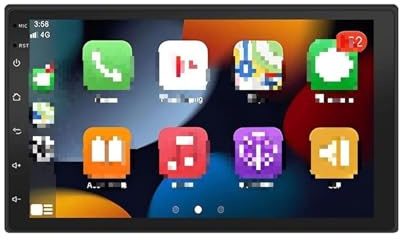 Navigation GPS pour camions Système de Navigation GPS Android 15 avec Wi-FI et Bluetooth, Compatible Le pour Murano (sans Fil Filaire)