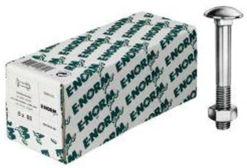 Format 4317784148443 Flachrundschrauben, DIN 603. verzinkt, M8 x 120, HP E-NORMpro