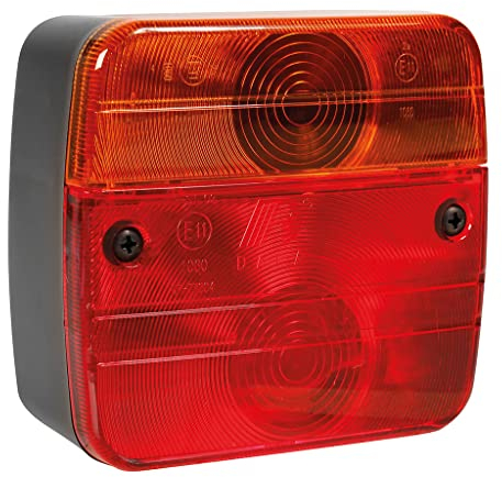 SPOTLIGHT - Lanterne DAFA - Feux arrière 4 fonctions (Veilleuse, clignotant, stop...) - Ampoules non fournies - A fixer - 108 x 103 x 52mm - Entraxe fixation : 55mm - Feu arrière auto