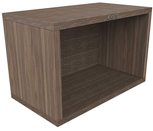 Zomo VS-Box 7/100 Vinyl Aufbewahrung für 100-120 Singles - 7 Zoll - 360 x 200 x 230 mm - Walnuss - MDF Holz - Schallplatten Aufbewahrungsbox