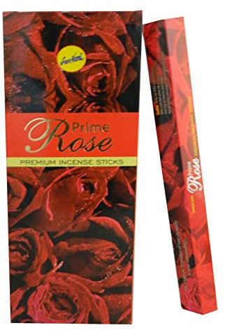 Sree Vani Räucherstäbchen Prime Rose 120 Sticks 6 Schachteln zu je 20 Stäbchen Vorratspackung Wohnaccessoire Raumduft