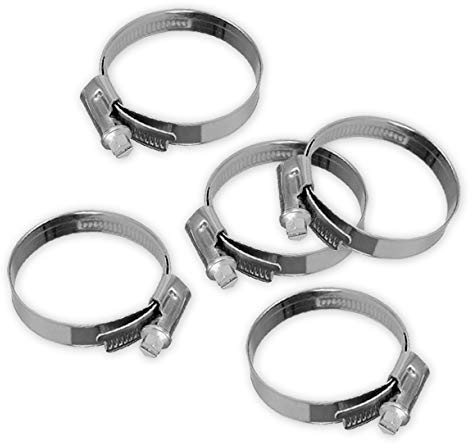 COLLIERS DE SERRAGE DURITE TUYAU INOX A4 AISI316 MARIN W5 LARGE 12 MM - Serrage 40 x 60