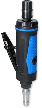 BRILLIANT TOOLS Mini Stabschleifer Druckluft gerade BT160702 22.000 U/min I Geradschleifer mit Drehzahl-Regulierung durch Regulierungsschraube I Mit 3 + 6mm Spannfutter