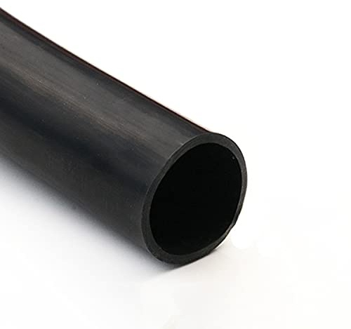 AIMIMI Tubo in Gomma siliconica Tubo Flessibile Nero a Forma di O di Grosso Calibro Manicotto di Collegamento Flessibile Tubo Resistente alle Alte Temperature Lunghezza 1 m, OD X ID,59x54mm