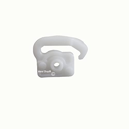 Marel Shop® - Boccola Supporto Gancio Fermo A153 per Porta Frigorifero compatibile con Sharp per Modelli: SJFP97VBK - SJFS810VWH - SJGX820P2BK