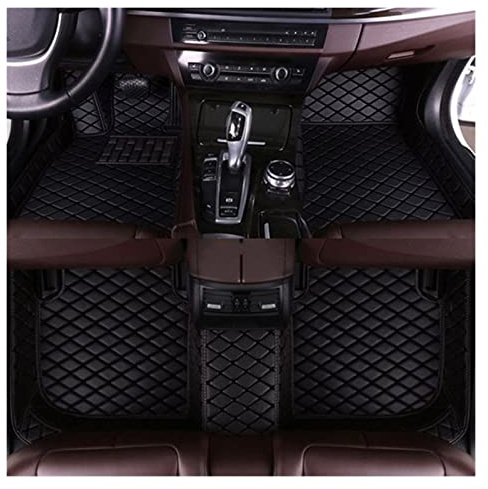 Bilgolvmattor Läder LHD-golvmattor För Bilar För Volvo XC90 (5-sits) 2015 2016 2017 2018 2019 2020 Bilgolvmatta inredning (Color : Nero)