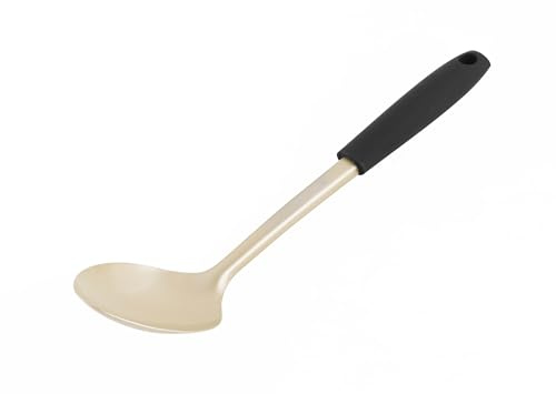 Salter BW11129EU7 Olympus-Kollektion Soßenlöffel, langlebiger Löffel aus Edelstahl, BPA-Frei, Aufhängehaken, leicht zu reinigen, Multifunktionsutensil aus Metall zum Umrühren und Servieren, vergoldet