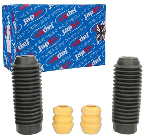 JAPKO Staubschutzsatz Stoßdämpfer Vorne Service Kit Kompatibel mit SMART FORTWO Coupe 450 FORTWO Cabrio 450 ROADSTER 452 ROADSTER Coupe 452 | 159M00 Kompatibel mit Fortwo Cabrio (450),Fortwo Coupe (450),Roadster (452),Roadster Coupe (452)