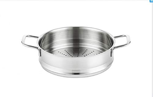 Premium 3'' High Wall Stainless Steel Steamer Basket (9.45''/24CM)