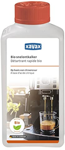 Xavax Descalcificador rápido orgánico (anti cal universal máquinas de café automáticas, cápsulas y cápsulas, hervidor de agua, compatible con todas las marcas Jura, Krups, Senseo, Delonghi, Nespresso,