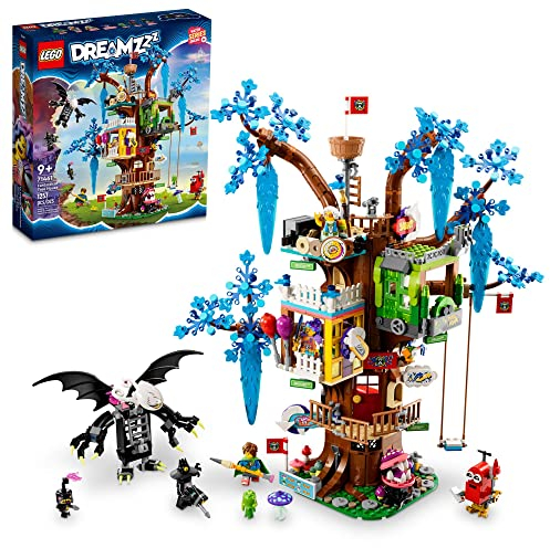 LEGO DREAMZzz Fantastical Tree House 71461 Features 3 Detailed Rooms, Building Toy for Kids Ages 9+ with Big Imaginations, Includes Mrs. Castillo, Izzie, Mateo and The Night Hunter Minifigures