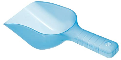 Paletta per ghiaccio, 1 confezione da 15 x 8,4 x 6,1 cm, in plastica, per cucina, bar, feste, blu